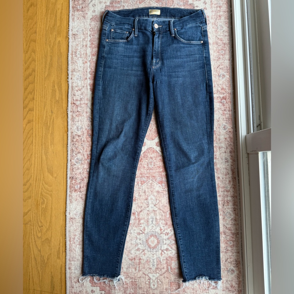 MOTHER Dark Blue Women's Jeans